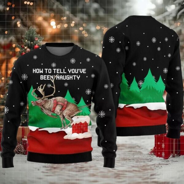 How to Tell You’ve Been Naughty Ugly Sweater Christmas 2025