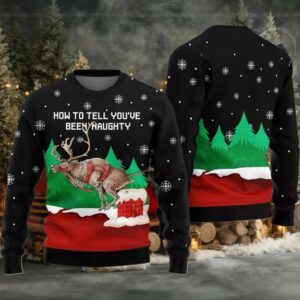 How to Tell You’ve Been Naughty Ugly Sweater Christmas 2025