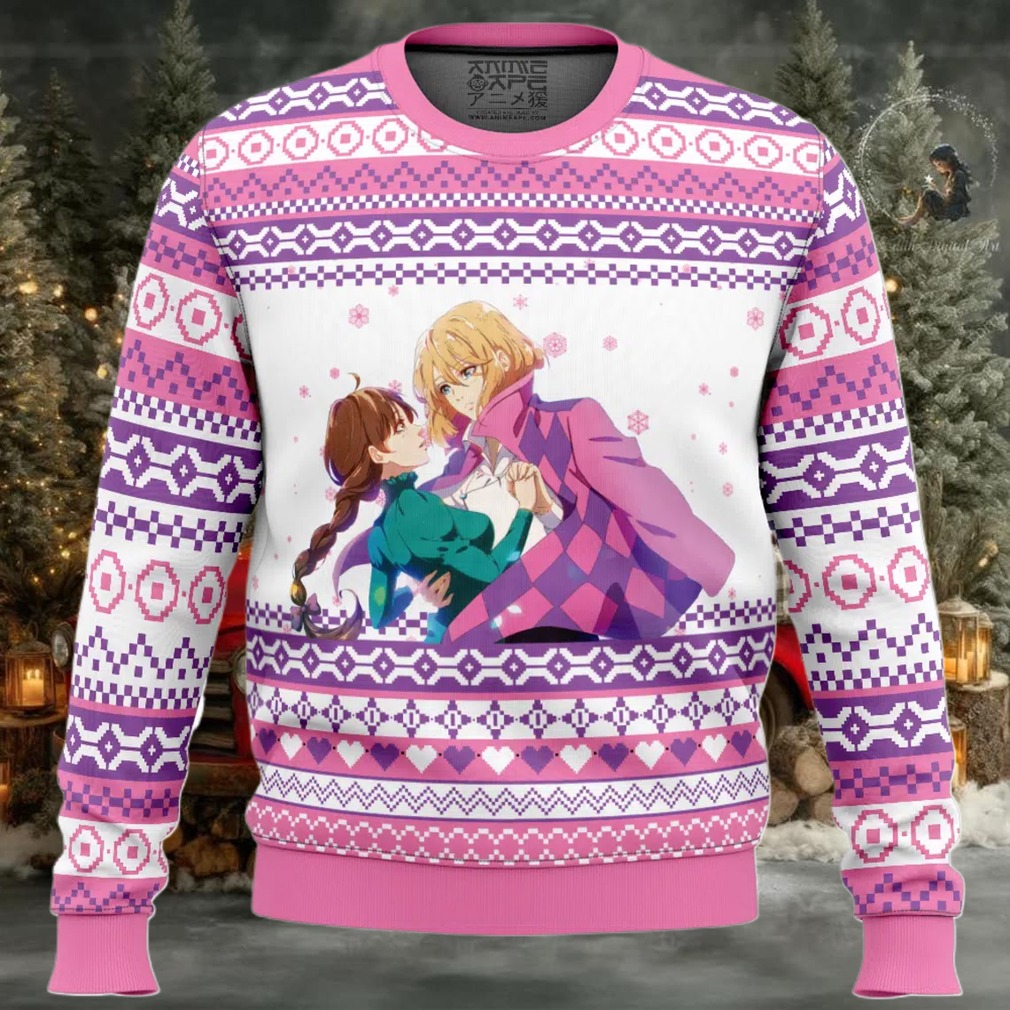 Howl and Sophie Howl's Moving Castle Ugly Christmas Sweater