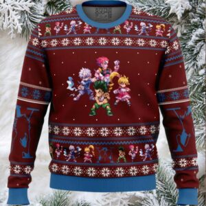 Hunter X Hunter Sprites Ugly Christmas Sweater