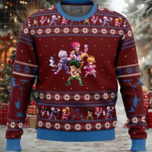 Hunter X Hunter Sprites Ugly Christmas Sweater