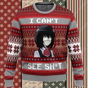 I Can’t See Mei Misaki Another Ugly Christmas Sweater