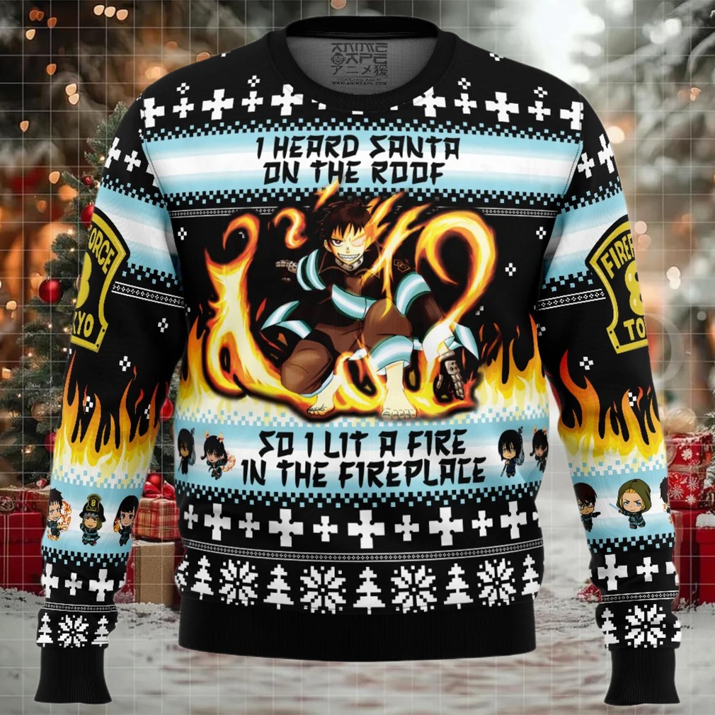 Fire Force Ugly Christmas Sweater