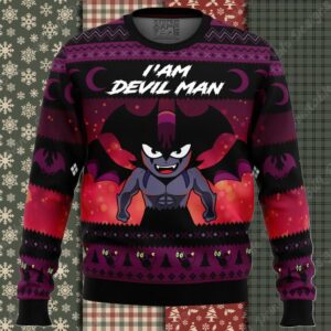 I'am Devilman Devilman Ugly Christmas Sweater
