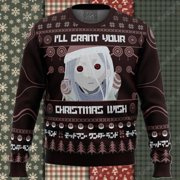 Ill Grant Your Christmas Wish Deadman Wonderland Ugly Christmas Sweater