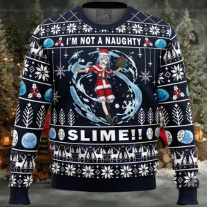 I'm Not A Naughty Slime!! That Time I Got Reincarnated As A Slime Ugly Christmas Sweater