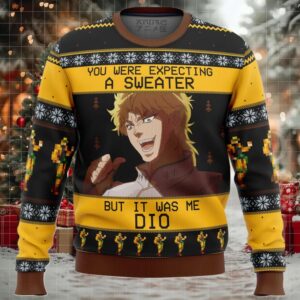It Was Me Dio Jojo’s Bizarre Adventure Ugly Christmas Sweater