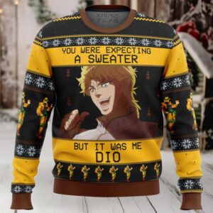 It Was Me Dio Jojo’s Bizarre Adventure Ugly Christmas Sweater