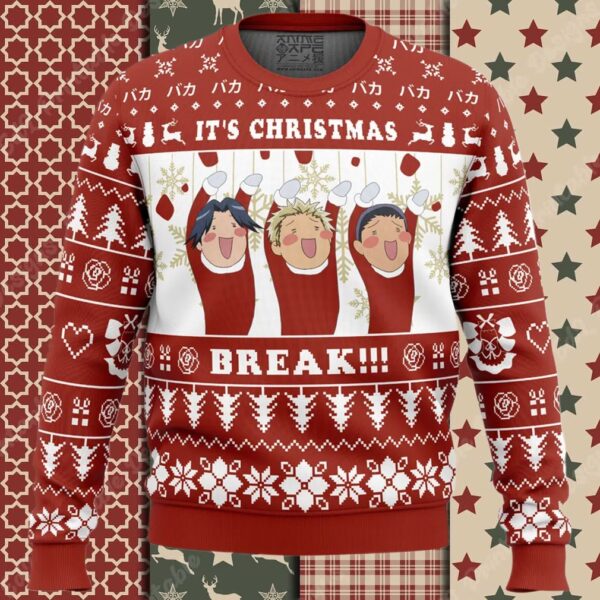 It’s Christmas Break!!! The Moron Trio Maid Sama Ugly Christmas Sweater