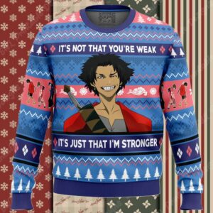 It’s Not That You’re Weak Samurai Champloo Ugly Christmas Sweater