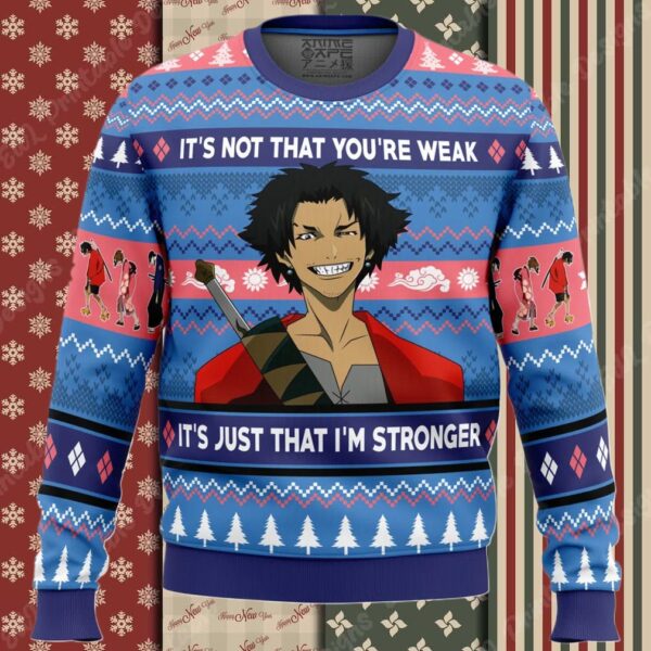 It’s Not That You’re Weak Samurai Champloo Ugly Christmas Sweater