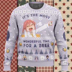 It's The Most Wonderful Time For A Beer Miss Kobayashi's Dragon Maid Ugly Christmas Sweater