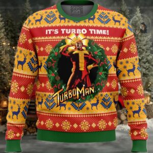 It's Turbo Time Turbo Time Ugly Christmas Sweater