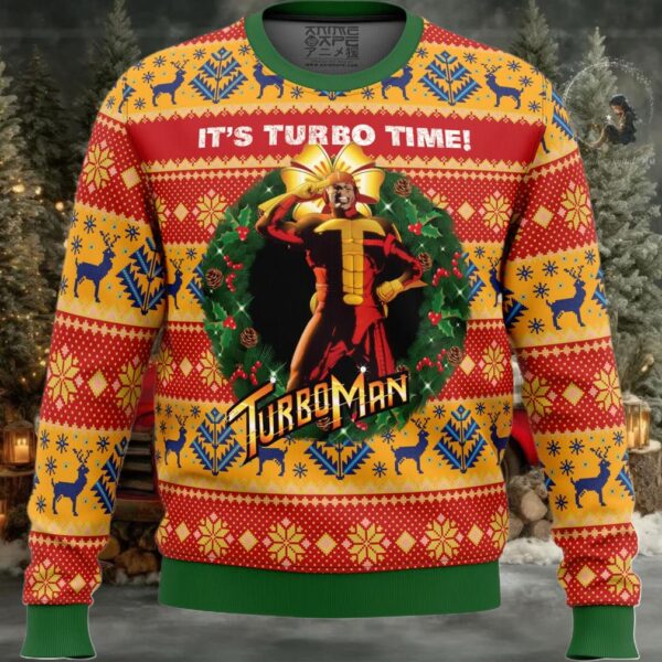 It’s Turbo Time Turbo Time Ugly Christmas Sweater