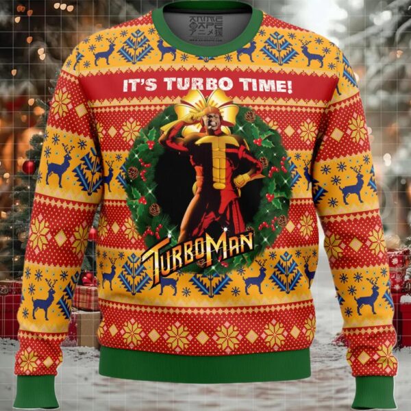 It’s Turbo Time Turbo Time Ugly Christmas Sweater