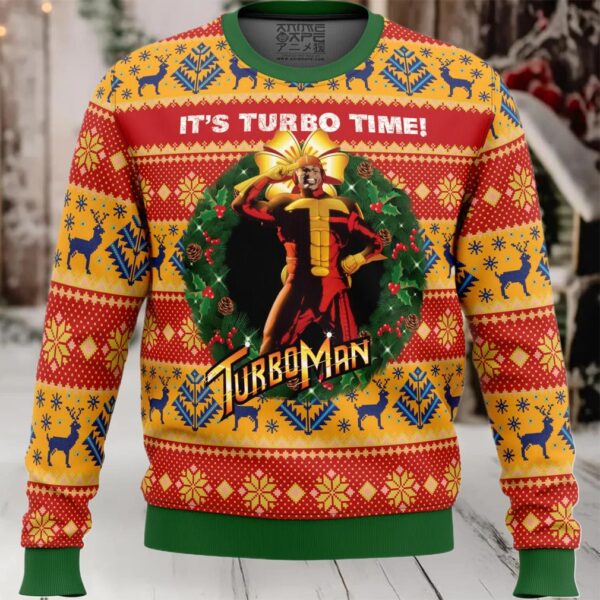 It’s Turbo Time Turbo Time Ugly Christmas Sweater