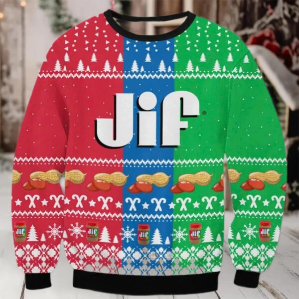JIF Christmas Ugly Sweater