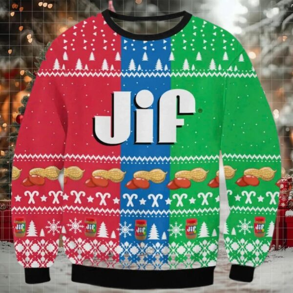 JIF Christmas Ugly Sweater