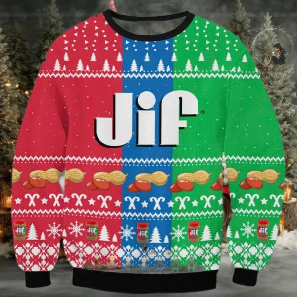 JIF Christmas Ugly Sweater