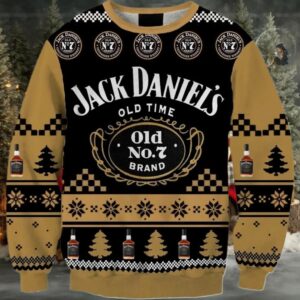 Jack Daniel Christmas Holiday Ugly Sweater