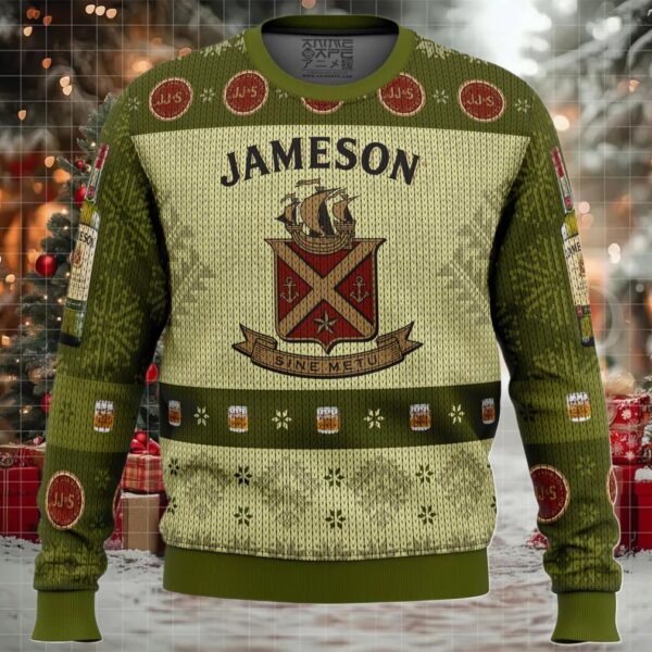Jameson Irish Whiskey Ugly Christmas Sweater