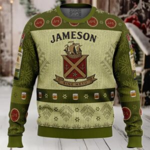 Jameson Irish Whiskey Ugly Christmas Sweater
