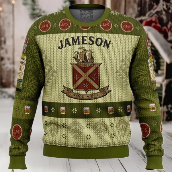 Jameson Irish Whiskey Ugly Christmas Sweater