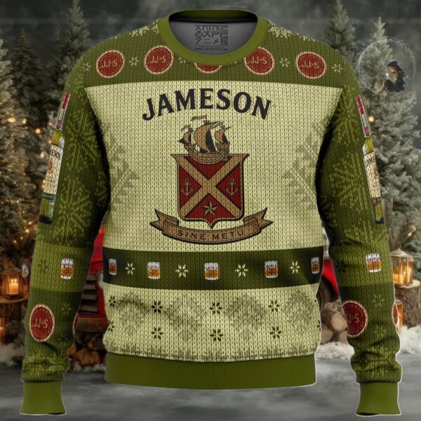 Jameson Irish Whiskey Ugly Christmas Sweater