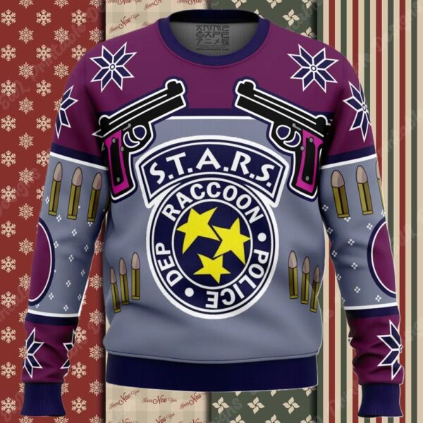 Jill Valentine Seasons Blasing DBD Ugly Christmas Sweater