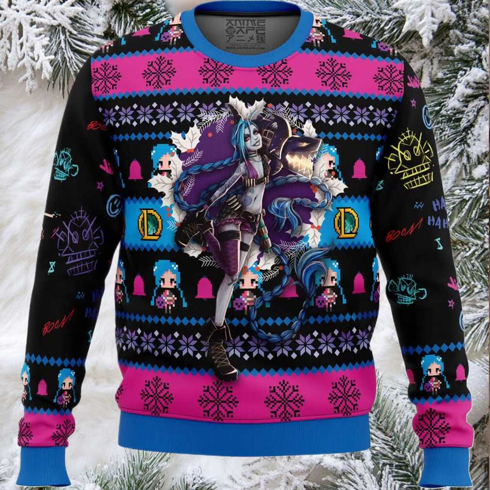 Jinx League of Legends Ugly Christmas Sweater
