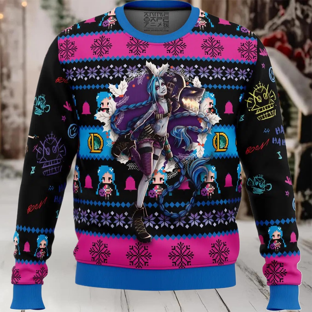 Jinx League of Legends Ugly Christmas Sweater Jinx League of Legends Ugly Christmas Sweater