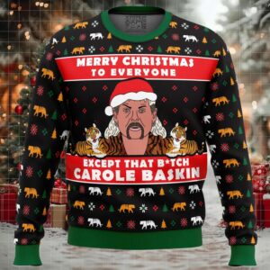 Joe Exotic Tiger King Ugly Christmas Sweater