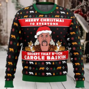 Joe Exotic Tiger King Ugly Christmas Sweater