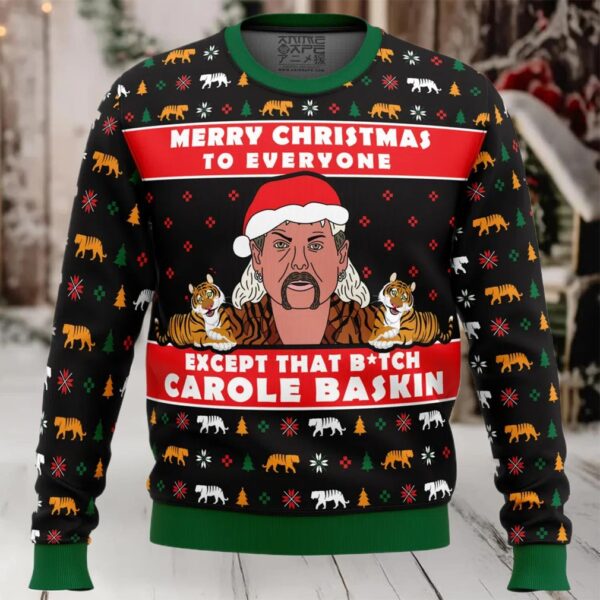 Joe Exotic Tiger King Ugly Christmas Sweater