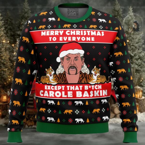 Joe Exotic Tiger King Ugly Christmas Sweater