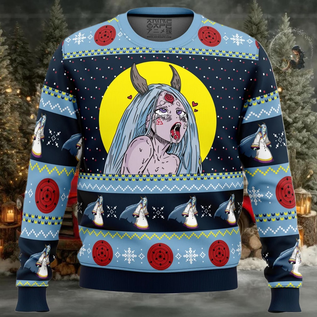 Kaguya Ōtsutsuki Ahegao Shippuden Ugly Christmas Sweater