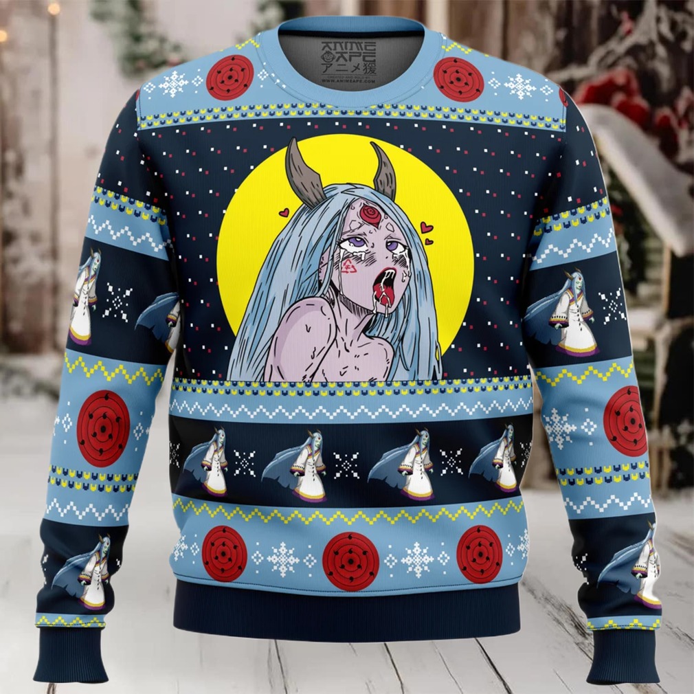 Kaguya Ōtsutsuki Ahegao Shippuden Ugly Christmas Sweater Kaguya Ōtsutsuki Ahegao Shippuden Ugly Christmas Sweater