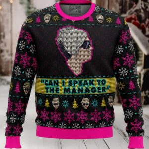 Karen Talks to Manager Meme Ugly Christmas Sweater