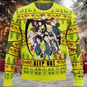 Keep Out Durarara!! Ugly Christmas Sweater
