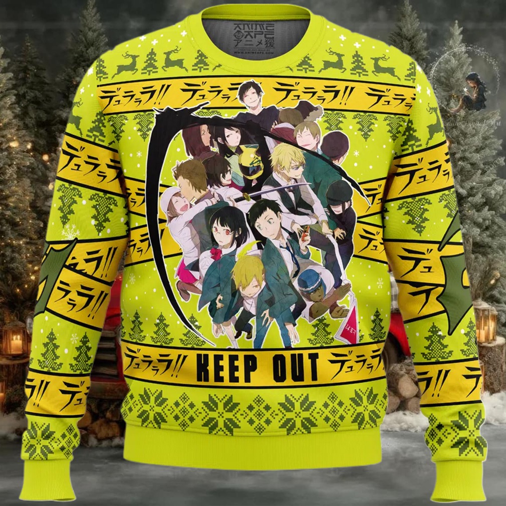 Keep Out Durarara!! Ugly Christmas Sweater Keep Out Durarara!! Ugly Christmas Sweater