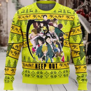 Keep Out Durarara!! Ugly Christmas Sweater