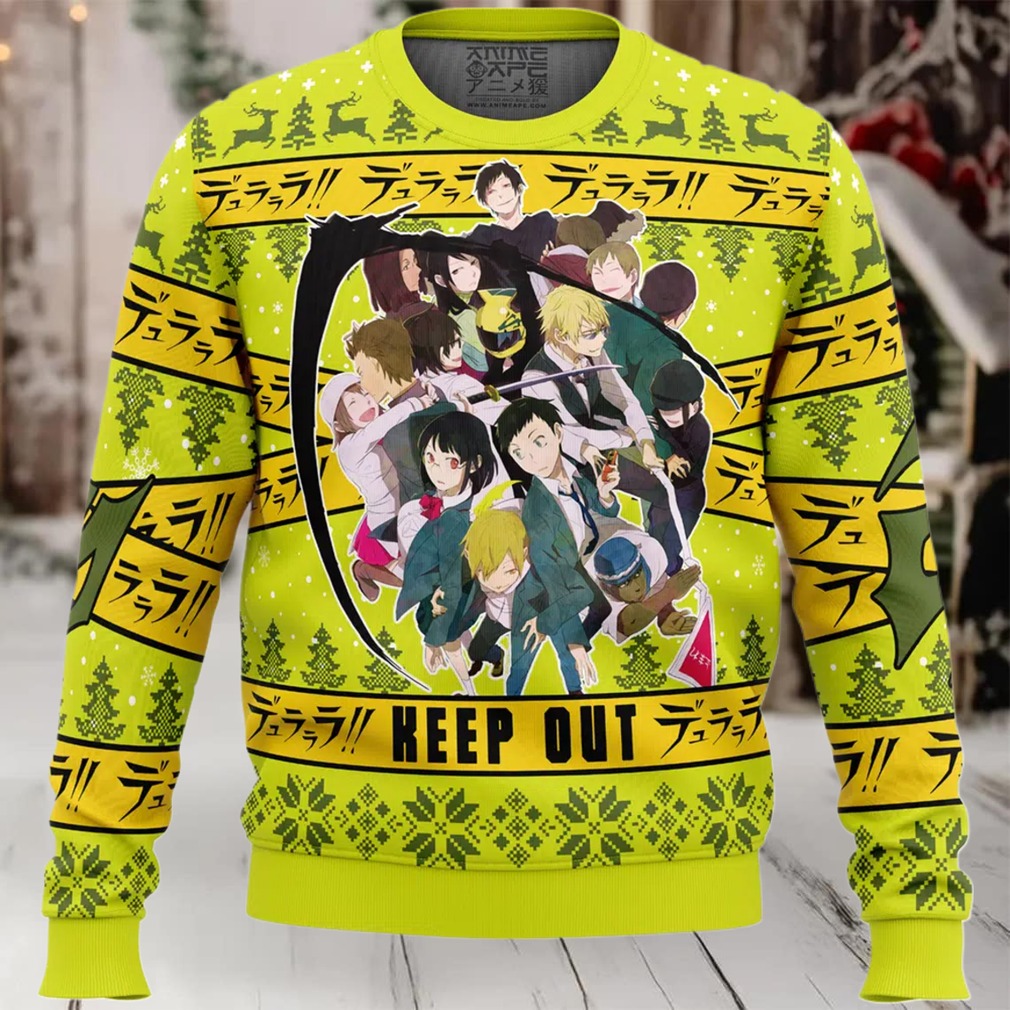 Keep Out Durarara!! Ugly Christmas Sweater Keep Out Durarara!! Ugly Christmas Sweater