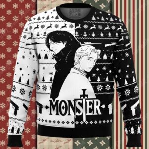 Kenzou And Johan Monster Ugly Christmas Sweater