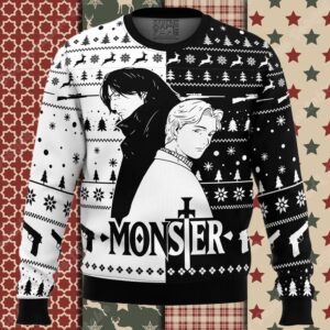 Kenzou And Johan Monster Ugly Christmas Sweater
