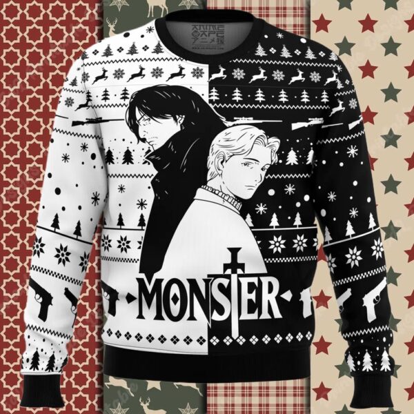Kenzou And Johan Monster Ugly Christmas Sweater