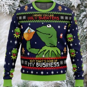 Kermit the Frog Ugly Christmas Sweater
