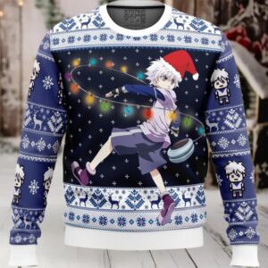 Killua Zoldyck v2 Hunter X Hunter Ugly Christmas Sweater