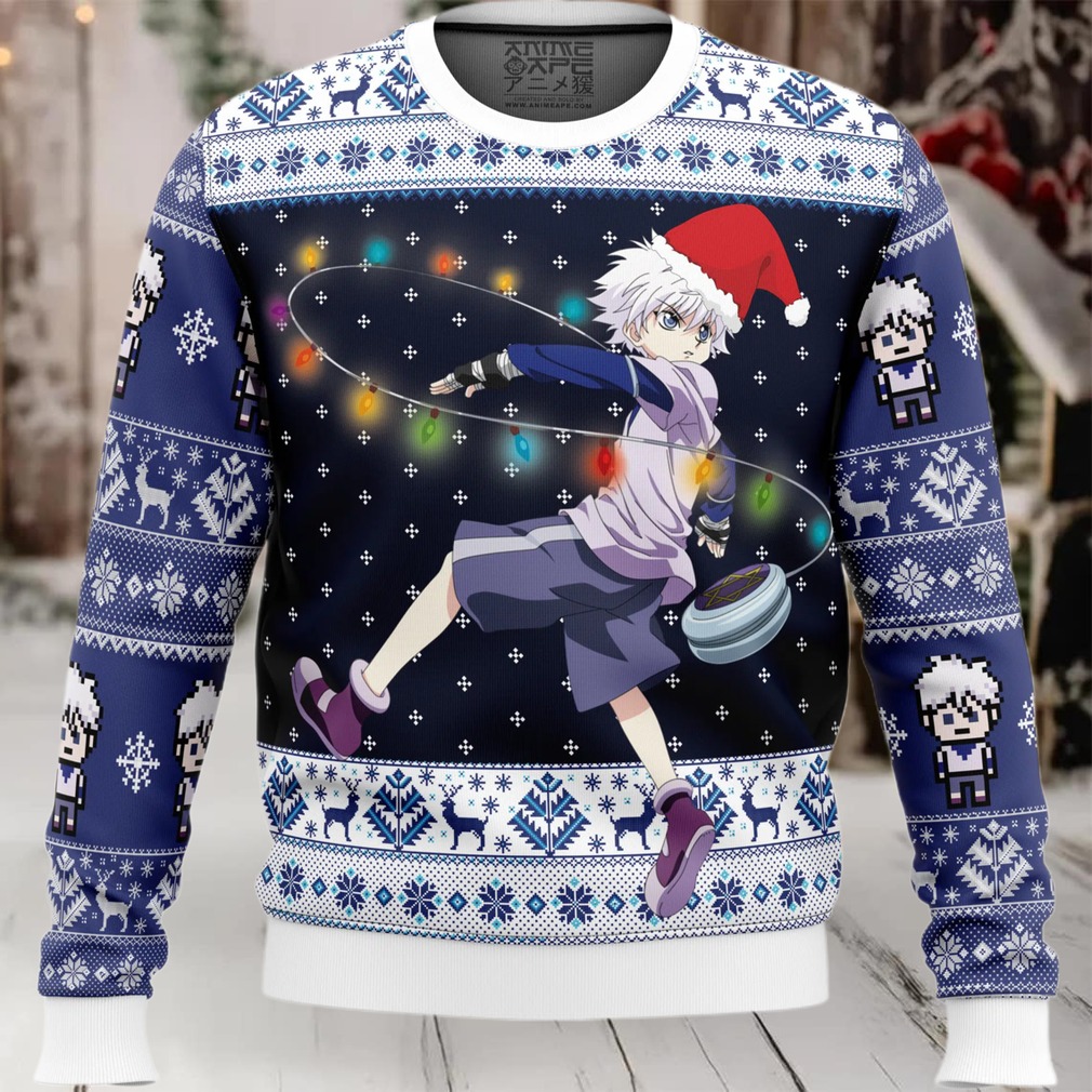 Killua Zoldyck v2 Hunter X Hunter Ugly Christmas Sweater Killua Zoldyck v2 Hunter X Hunter Ugly Christmas Sweater