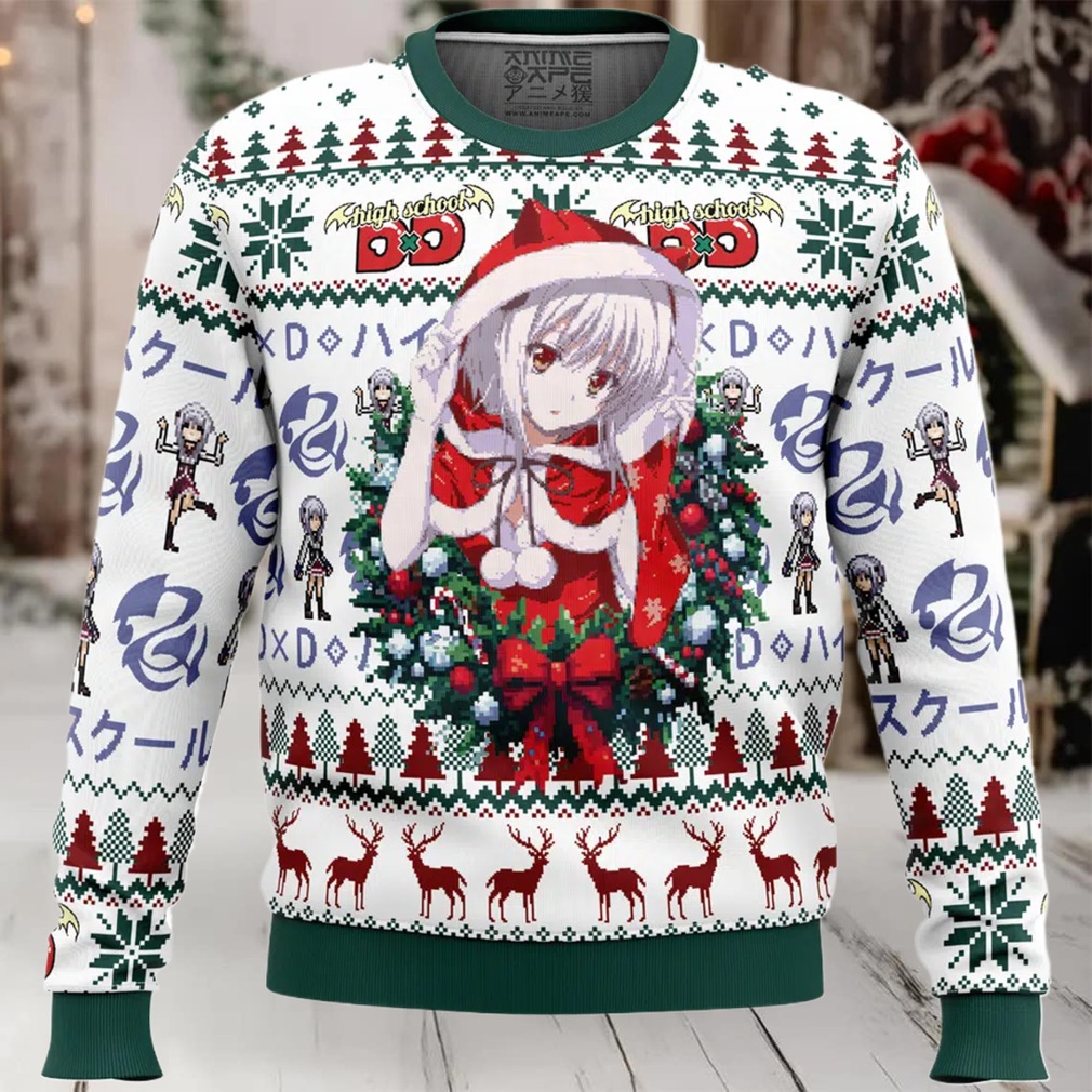 Koneko Tojo Christmas High Schoo DxD Ugly Christmas Sweater Koneko Tojo Christmas High Schoo DxD Ugly Christmas Sweater