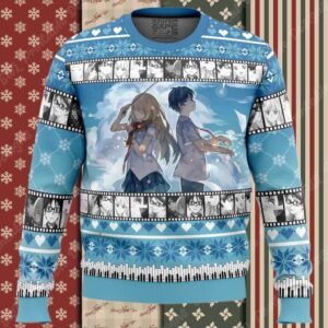 Kousei And Kaori Your Lie In April Ugly Christmas Sweater
